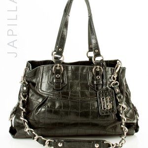 Coach Madison XL Exotic Embossed Carryall shoulder bag